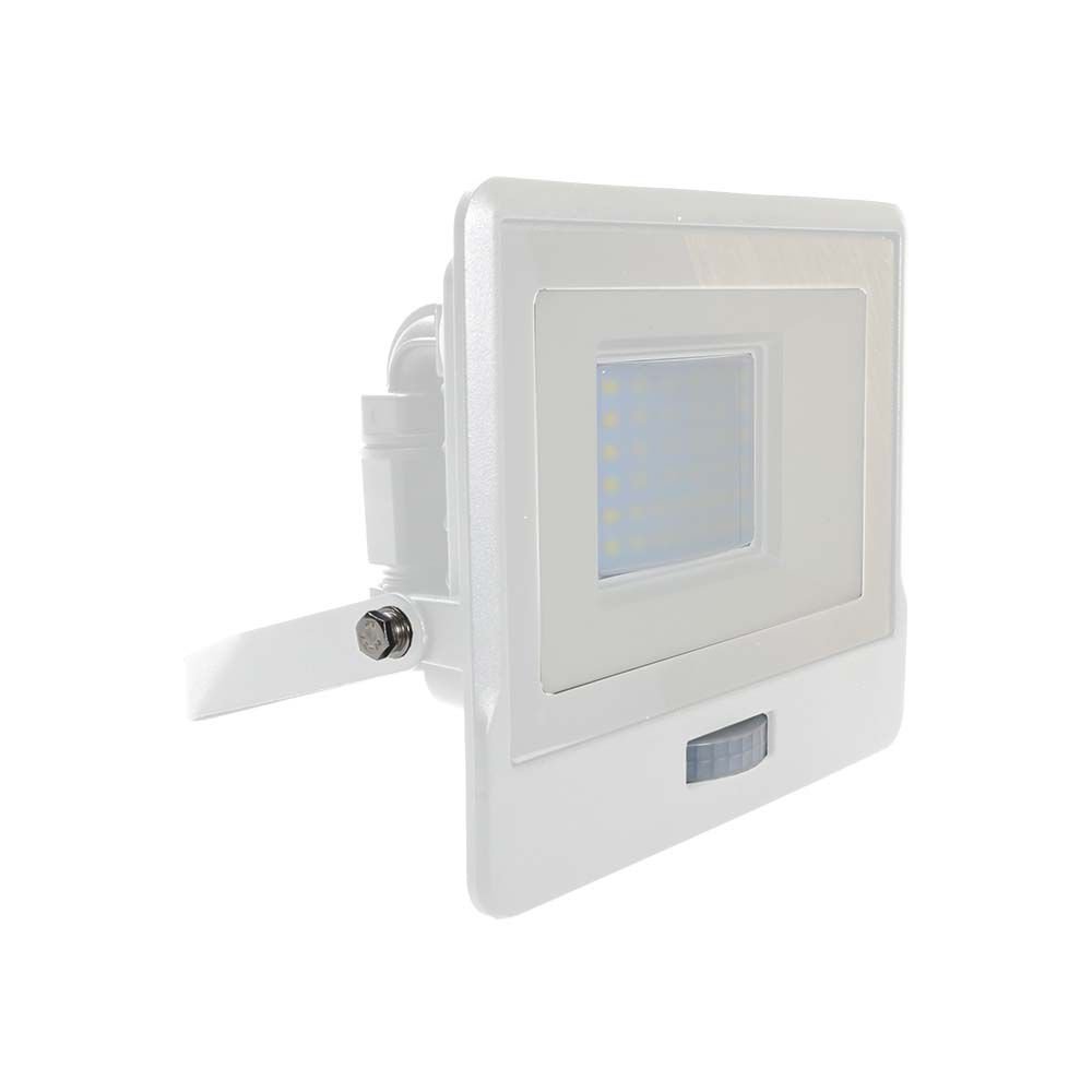 V tac vt 138s 30w pir sensor floodlight with samsung chip colorcode
