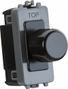 1G 2-way 10-150W (5-100W LED) intelligent dimmer - brushed brass