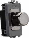 1G 2-way 10-150W (5-100W LED) intelligent dimmer - black nickel