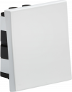 20AX 1G 2-way modular wide rocker switch (50x50mm) - White