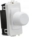 1G 2-way 10-150W (5-100W LED) intelligent dimmer - matt white