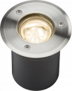 230V IP65 3W LED Stainless Steel Recessed Ground Light  3000K