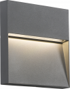 230V IP44 5W LED Square Wall / Guide light - Grey