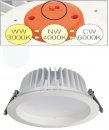 18w 3CCT Sycamore LED Downlight Range -  6000K