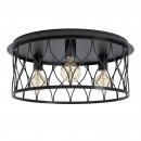 Ceiling Light Steel Black - GILTSPUR