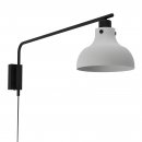 Wall Light Steel Grey, Black - MATLOCK