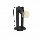 Table Light Steel, Wood Black - PLIMSOLL