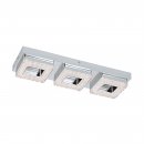Wall / Ceiling Light Steel Chrome / Plastic, Brilliant Glass Chrome, Clear - FRADELO