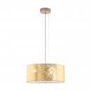 Pendant Light Steel Champagne / Fabric Gold - VISERBELLA