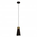 Pendant Light Steel Mokka Colour, Brushed Brass - LOSALOMAS