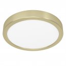 Surface-mounted Light Steel Brushed Brass / Plastic White - FUEVA 5
