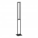 Floor Light Steel Black / Plastic White - SIBERIA
