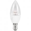 5W LED SBC B15d Candle Clear