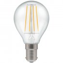 LED Round Filament Dimmable Clear 5W 2700K SBC-B15d