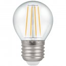 LED Round Filament Dimmable Clear 5W 2700K ES-E27