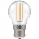 LED Filament Round 4W BC-B22d Clear Cool White