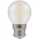 LED Round Filament Dimmable Pearl 5W 2700K BC-B22d