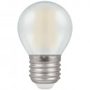 LED Round Filament Dimmable Pearl 5W 2700K ES-E27