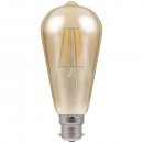 LED ST64 Filament Antique 7.5W Dimmable 2200K BC-B22d