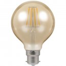 LED Globe G80 Filament Antique 5W Dimmable 2200K BC-B22d