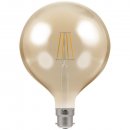 LED Globe G125 Filament Antique 7.5W Dimmable 2200K BC-B22d