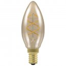 LED Candle Spiral Filament Antique 2.5W Dimmable 2200K SES
