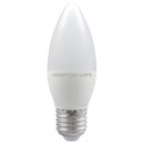 LED Candle Thermal Plastic 4.9W 2700K ES-E27