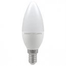 LED Candle Thermal Plastic 4.9W 4000K SES-E14