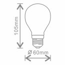 4.5W GLS, Traditional Glass Light Bulb With LED Filament