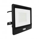 VT-158S-1 50W PIR SENSOR FLOODLIGHT WITH SAMSUNG CHIP & CABLE(1M) COLORCODE:3000K BLACK BODY