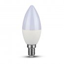 VT-226 5.5W C37 LED CANDLE BULBS-SAMSUNG CHIP COLORCODE:6400K E14