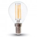 VT-2486 6W P45 FILAMENT BULB-CLEAR COVER COLORCODE:6400K E14(130LM/WATT)