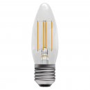 4W LED Filament Clear Candle - ES, 2700K
