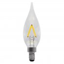 1W LED Filament Chandelier - Clear, MES, 2700K