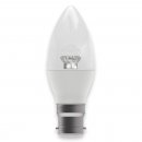 4W LED Dimmable Candle Clear - BC, 4000K