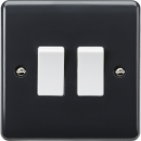 10AX 2G 2-way plate switch [Part M Compliant]