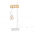 Table Light Steel White / Wood Brown - TOWNSHEND