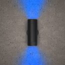 Luna GU10 Wall Light - Fixed Up/Down, Black, IP65