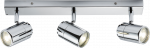 230V IP44 GU10 Triple Bar Spotlight - Chrome
