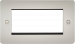 Flat Plate 4G modular faceplate - pearl