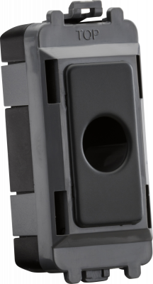 Flex outlet module (up to 10mm) - anthracite