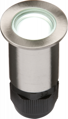 IP67 24V Small Stainless Steel Ground Fitting 4 x White LED