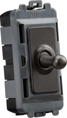 20AX Intermediate Grid Toggle Switch - smoked bronze