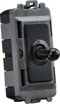 20AX 1G DP Toggle switch - matt black