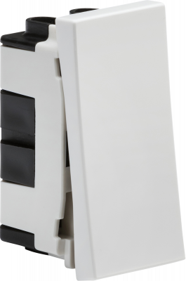 20AX 1G intermediate modular switch (25x50mm) - White