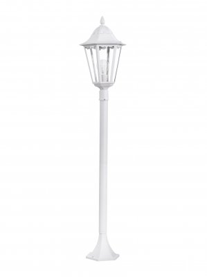 Floor Light Cast Aluminium White / Glass Clear - NAVEDO
