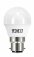 JCB LED Golf B22 (BC) 470lm 4.9W 3,000K (Warm White), Box Of 1