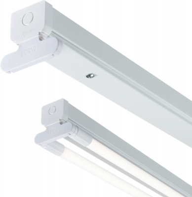 230V T8 Twin LED-Ready Batten Fitting 1225mm (4ft) (without a ballast or driver)