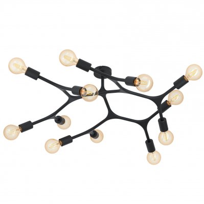 Ceiling Light Steel Black - BOCADELLA 1