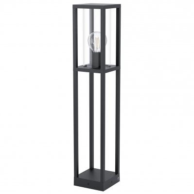 Floor Light Cast Aluminium Black / Glass Clear - CASCINETTA